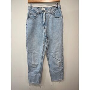 Ann Taylor High-Waist Light Wash Distressed Jeans Size 31